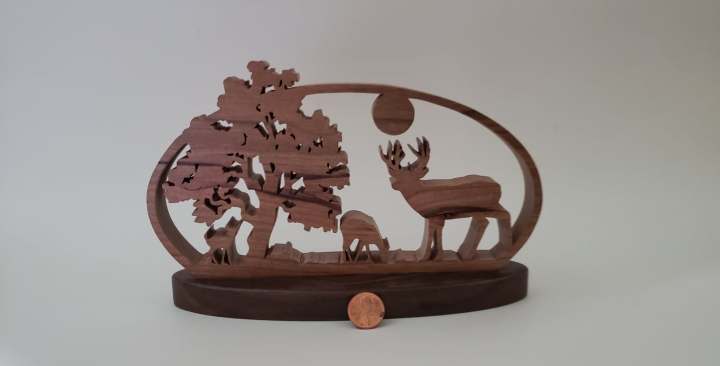 11August_Deer in Moonlight